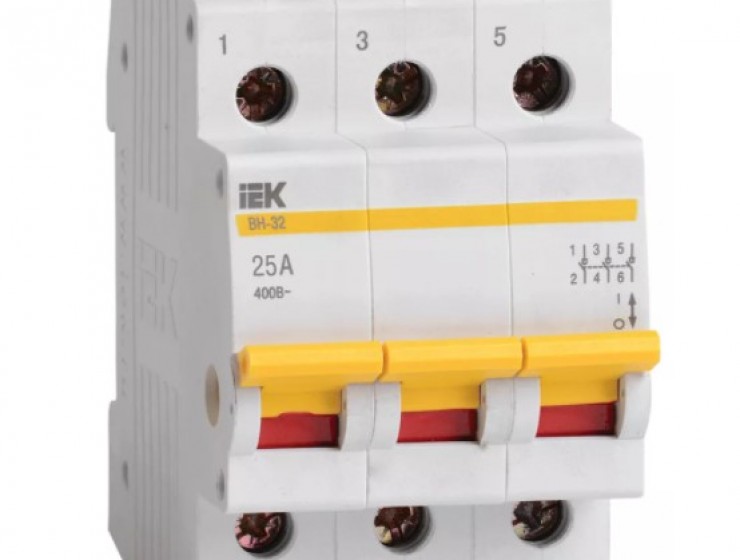 Выкл. нагрузки ВН-32 (3ф) 63А IEK (4/80)