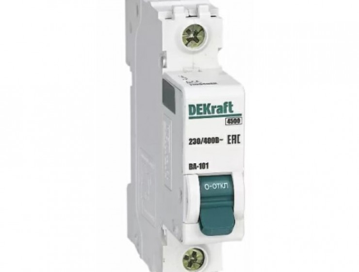 ВА 101 1P 40А 4,5кА С (12) DEKraft NEW
